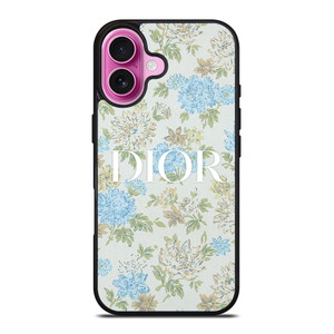 Christian Dior iPhone16Plus ケース CHRISTIAN DIOR LOGO BLUE iPhone 16 Plus Case Cover